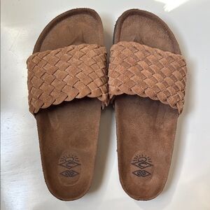 Rip Curl Marbella Woven suede Slides